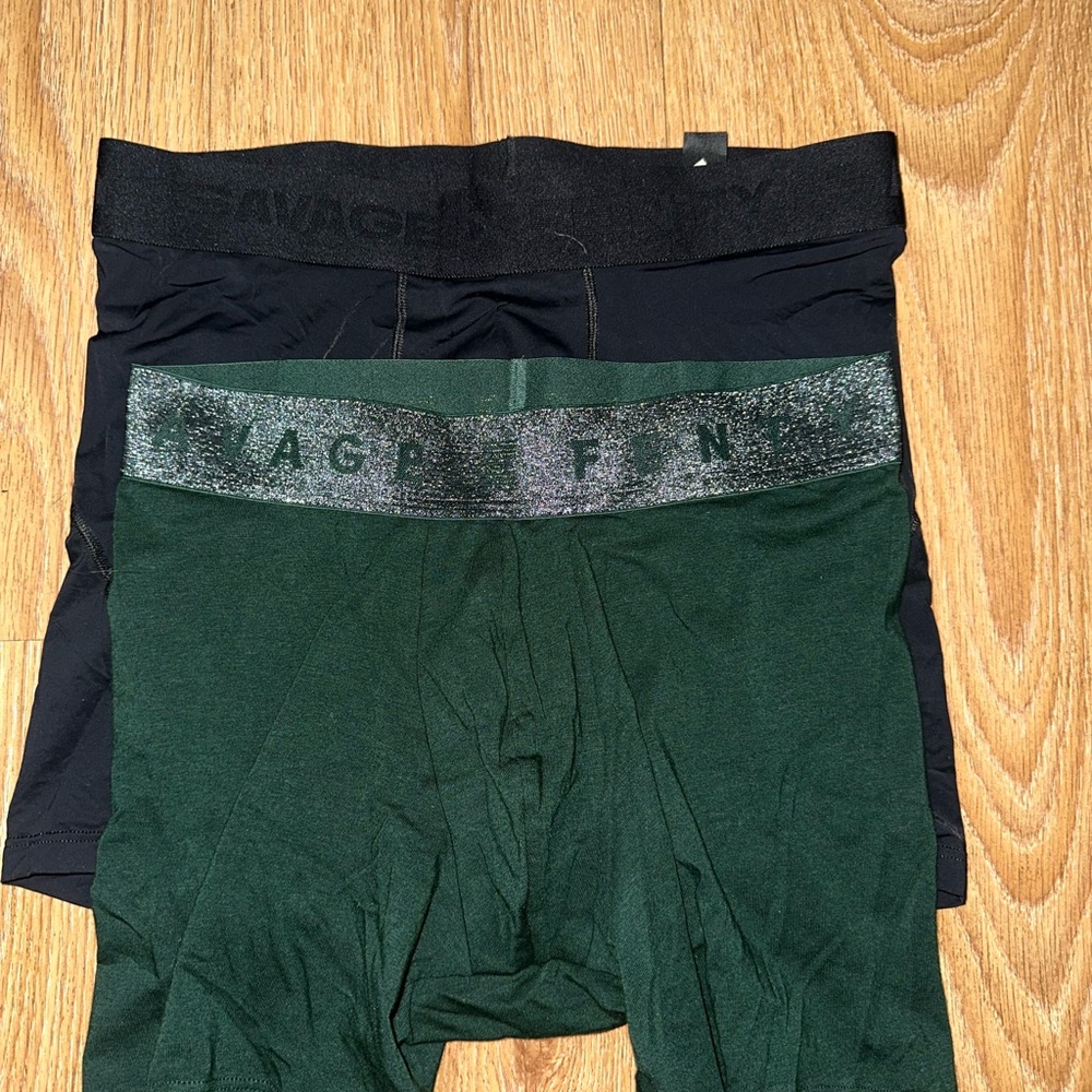 Salvage Men's Black and Green Boxer Briefs